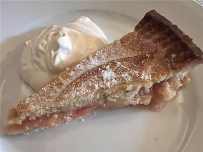 rhubarb dessert